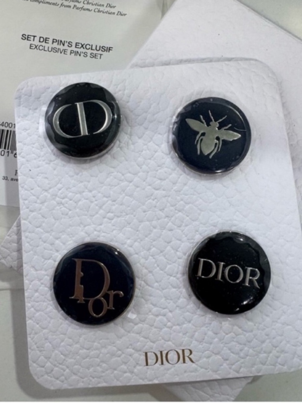 Dior beauty brooch set